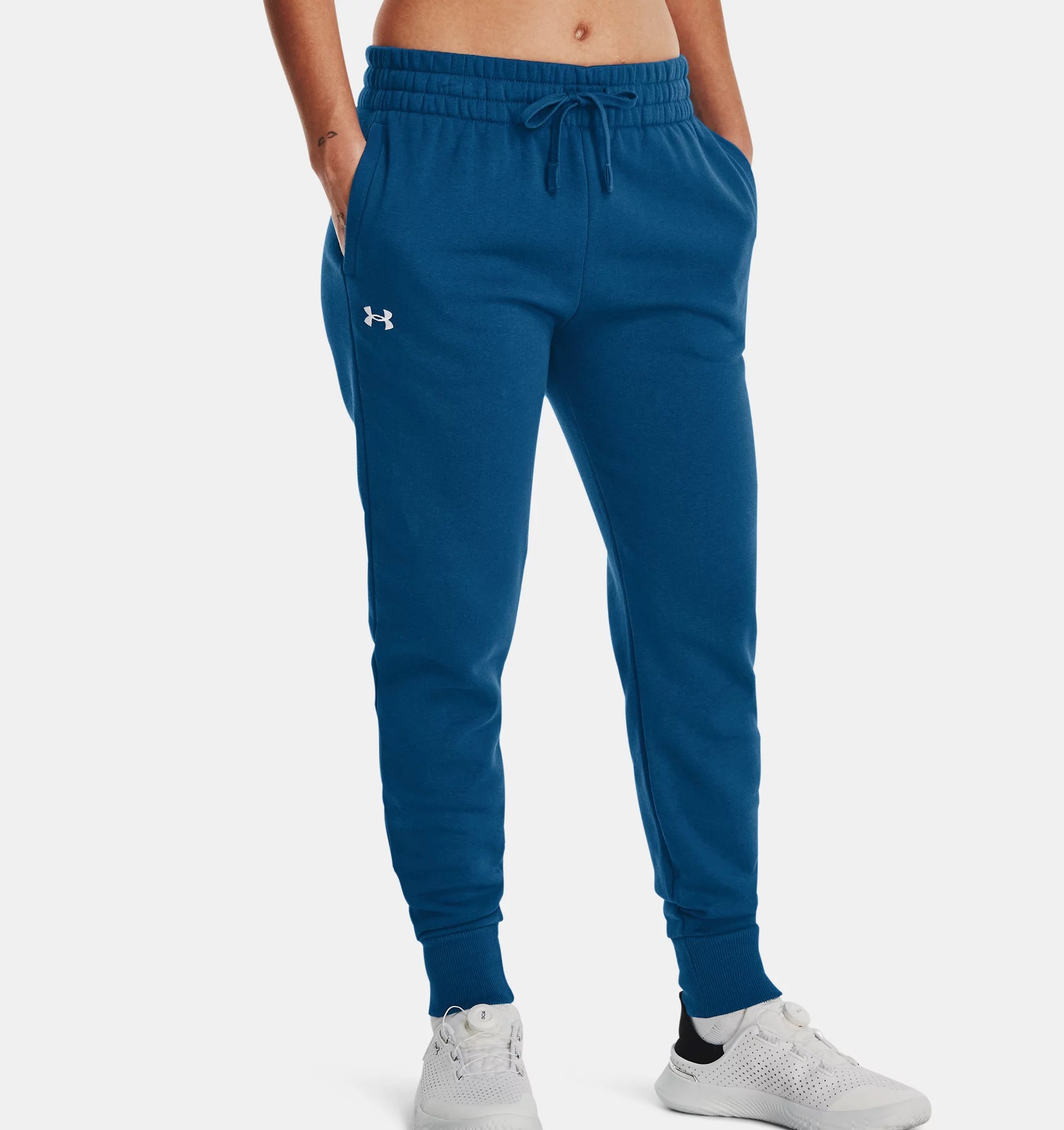 Pantalon de Jogging en Molleton UA Rival Pour Femmes - Blue-426