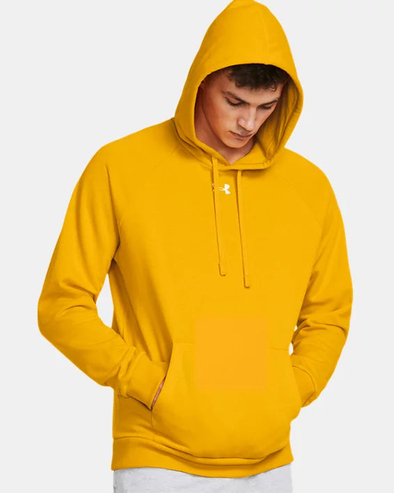 Men's UA Rival Fleece Hoodie  - YELLOW-750