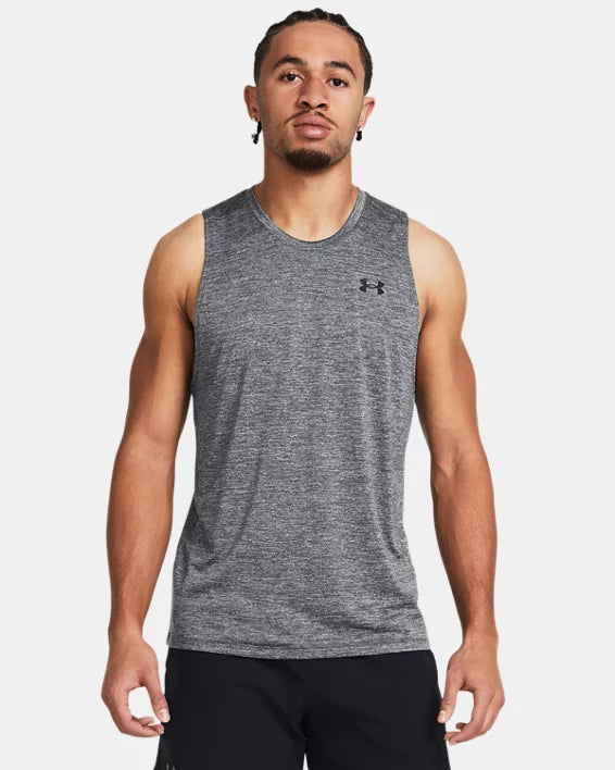 Camisole UA Tech pour hommes - GREY - 025