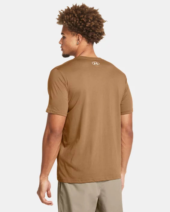 Men's UA Logo Short Sleeve - BROWN-202