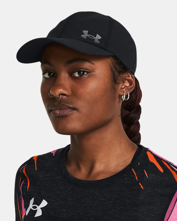 Women's UA Launch Adjustable Cap - BLACK