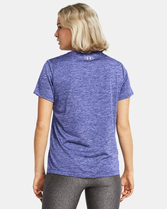 Women's UA Tech™ Twist Short Sleeve  - PURPLE - 561