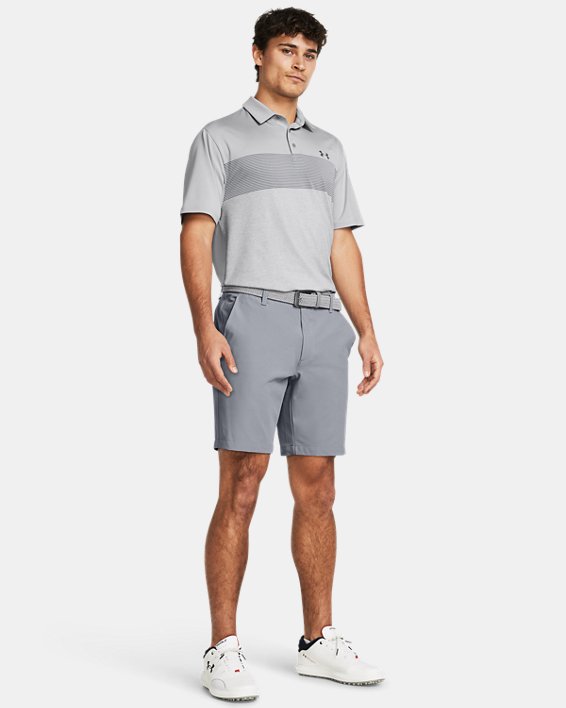 Short fuselé UA Drive pour hommes - GREY-035