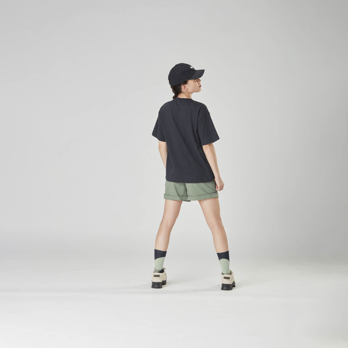 Anjel Chino Shorts - Green Spray