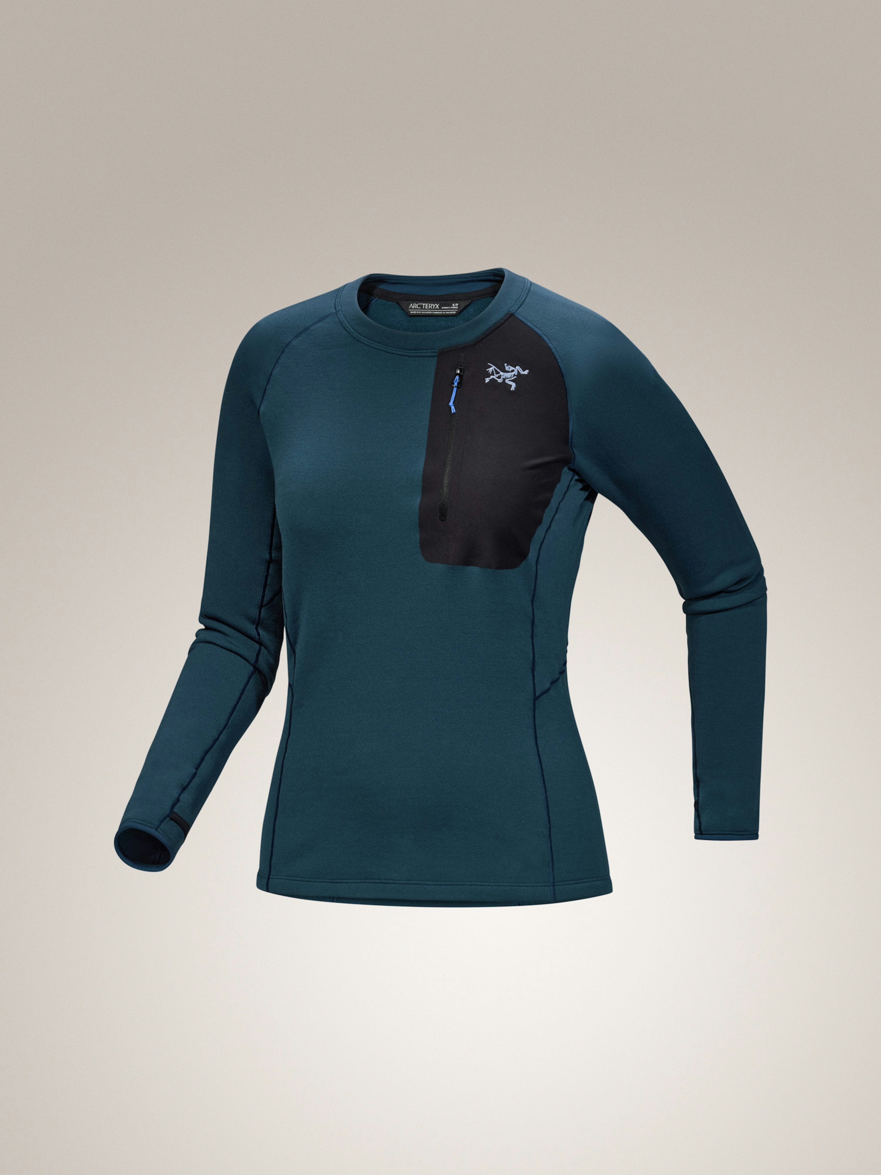 Première couche à col rond Kyanite Femme