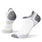 Run Zero Cushion Low Ankle Socks - WHITE
