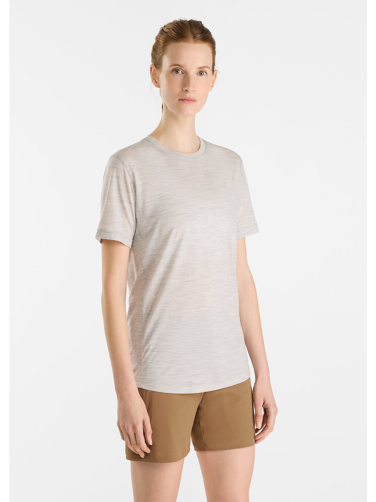 Lana Merino Crew Neck Short Sleeve Shirt for Women